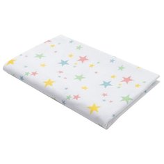 Многоразовые пеленки Крошка Я фланель 40x60 Радужные звездочки 1 шт.