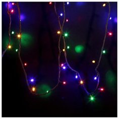 Светодиодная уличная гирлянда "Дюраплей" NEON-NIGHT свечения мультиколор, 12 м