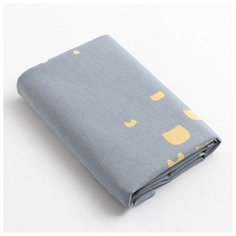 Пеленка "Крошка Я" Light gray, 70*120 см, бязь, хлопок 100% 6622371
