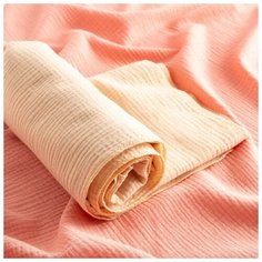 Пеленка двухслойная "Крошка Я" Beige, 135х100см, 100 % хлопок 6535576