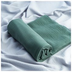 Пеленка двухслойная "Крошка Я" Emerald, 135х100см, 100 % хлопок 6535579