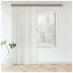 Штора тюль лен 200х275 см, шампань, пэ 100% 6495119 Witerra