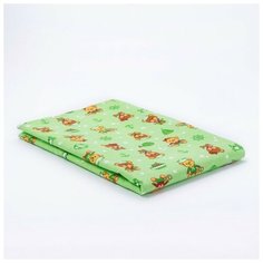 Пеленка фланелевая, размер 90х130 см, цвет микс 1246 2083813 Эдельвейс