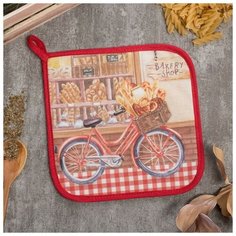 Прихватка "Bakery house" 19х19 саржа,100% х/л,ватин 250г/м2 4523404 Этель