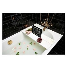 Деревянный столик-полка для ванны, "MILKY" , 70 см Bathy