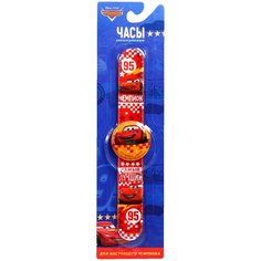 Disney Детские наручные электронные часы "Тачки", 22,5х4,5 см РФС