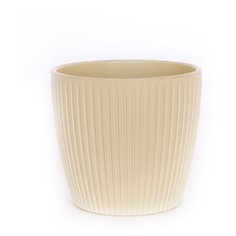 Кашпо для цветов ЭВИ VipSet 3л, цвет крем Santino