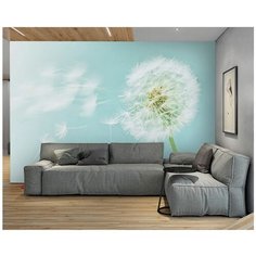 Фотообои цветы Fotooboikin "Нежный одуванчик" 400х270 (ШхВ)