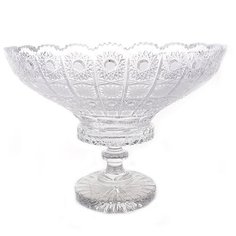 Ваза для фруктов н/н 35,5см."Хрусталь" Glasspo