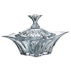 Конфетница 20,5 см. "Флорал" Crystalite Bohemia