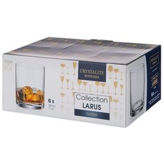 Набор стаканов 320мл.6шт."Larus" Crystalite Bohemia