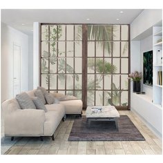 Фотообои на стену Fotooboikin "Окно " 3D 300х270 см (ШхВ)