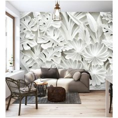 Фотообои на стену Fotooboikin "Тропические цветы" 400х270