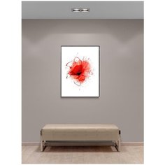 Плакат "Просто Постер" Красный мак 60x90 в подарочном тубусе ПростоПостер