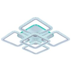 Светодиодная люстра 8015/4+1 WHT 140W+12W RGB Profit Light