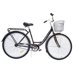 Велосипед женский Stels Navigator 28" 340 Z010 с корзиной чёрный LU094961