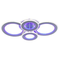 Светодиодная люстра 8005/2+2 CHR 116W+84W BL+YL Profit Light