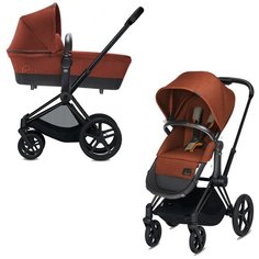 Коляска-трансформер 2в1 Cybex Priam III Light Autumn Gold шасси Matt Black