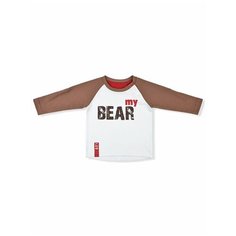 Лонгслив LEO, размер 74, коричневый Лео