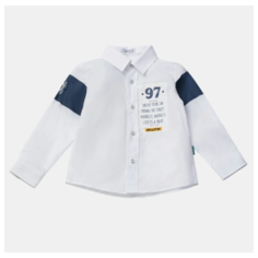 Рубашка Gulliver Baby, размер 74, белый