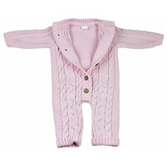 Комбинезон для новорожденных АЙШАХ-KIDS розовый, размер 24 рост 62