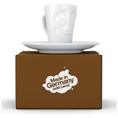 Кофейная чашка с блюдцем Tassen Cheery 80 мл белая