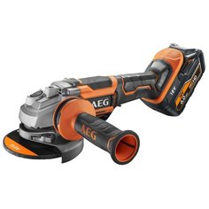 Аккумуляторная УШМ AEG BEWS 18-125BLPX-602C 6.0Ач х2 кейс, 125 мм