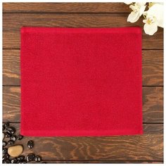 Полотенце Ocean 30х30 см, красный, хлопок 100%, 360 г/м2 4449773 Belezza