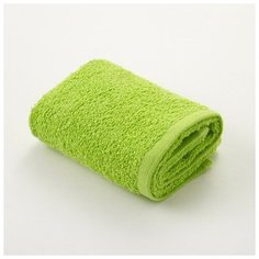 Полотенце махровое Экономь и Я 30х30 см, цв. ярко-зелёный, 100% хлопок 4506477