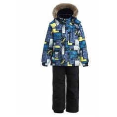 Комплект с полукомбинезоном Premont Залив Танкуэри WP92264 размер 100 (3х), black