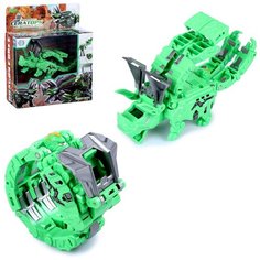 Робот - трансформер "Трицератопс", трансформируется в часы и динозавра 5208005 Сима ленд