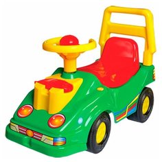 Каталка-толокар ТехноК Автомобиль для прогулок с телефоном (2490) зеленый