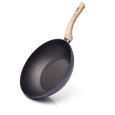 Сковорода-вок Fissman BLACK COSMIC 24x7 см (алюминий) (4344)