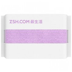 Полотенце для лица, рук Xiaomi ZSH Youth Series, Хлопок, 34x76 см, фиолетовый