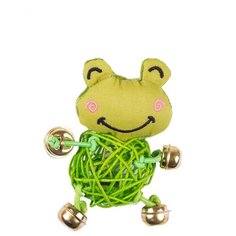 Игрушка для животного, "Не Один Дома" Frog, зеленый