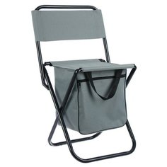Стул туристический с сумкой 35 х 26 х 60 см, до 60 кг, цвет серый 5429660 Maclay