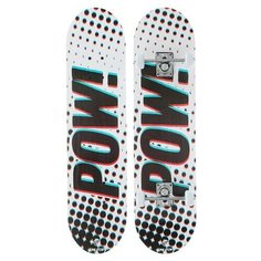 Скейтборд подростковый "POW" 71 х 20 см, колеса PVC 50 мм, пластиковая рама 5290553 Onlitop