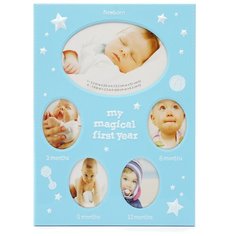 Фоторамка Fotografia для 5 фото 1/9х13+4/5х6 см, детская, голубая FFM-532/5