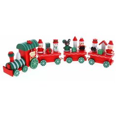 Сувенир новогодний поезд, 24,5 см Сима ленд