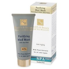 Health & Beauty Очищающая маска для лица с грязью Мертвого моря и алоэ вера, 100 мл. (Израиль)