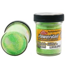 Форелевая паста Berkley - ESDGTB-SGWLY (1105520) Double Glitter Twist цвет зелёный/белый/жёлтый
