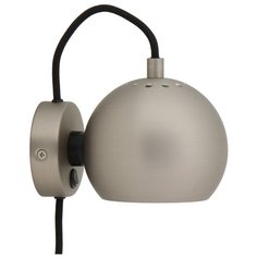 Лампа настенная Ball, Ø12 см, сатин Frandsen