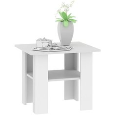 Стол журнальный 550 Лофт Белый Nk Mebel