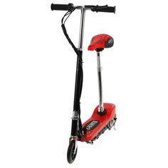 Электросамокат HL-E26-2 с седлом, цвет красный 4013455 Сима ленд