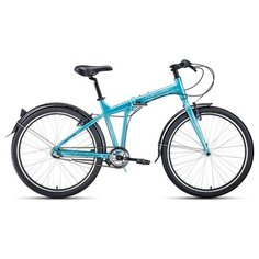 Велосипед 26" Forward Tracer 3.0, цвет бирюзовый/белый, размер 19" 6977332