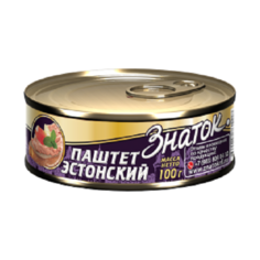 Паштет Эстонский ГОСТ (0,100 кг) ключ Знаток