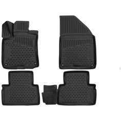 Коврики 3D в салон подходят для GEELY Coolray, 2019-> кросс, 4шт. (полиуретан) Element