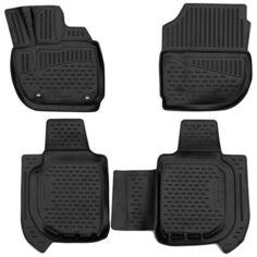 Коврики 3D в салон подходят для HONDA Vezel 2013 - > П.Р., 4шт. (полиуретан) Element