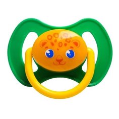 Соска-пустышка силиконовая, ортодонтическая, от 3 мес., "Леопард" 5517449 Mum&Baby