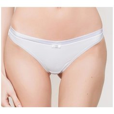 Lauma Трусы Tuxedo classic стринги низкой посадки, размер 44, белый